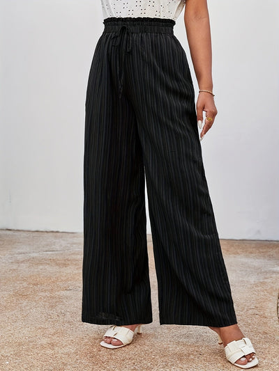 Lotte | Wide-leg summer trousers in solid color