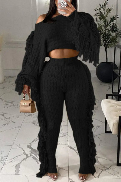 Kaianna - Cozy Knitted Outfit Set for Women