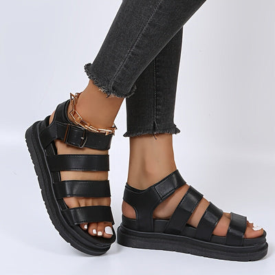 Elin | Platform sandals with ankle strap