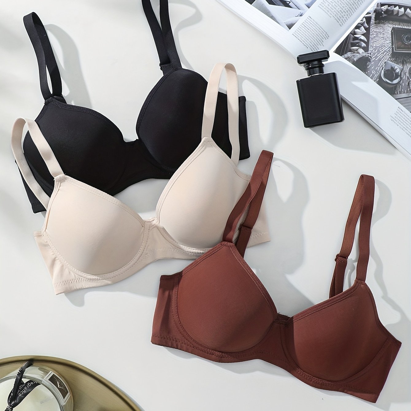 Nina | 3-delige naadloze anti-verslapping push-up bh