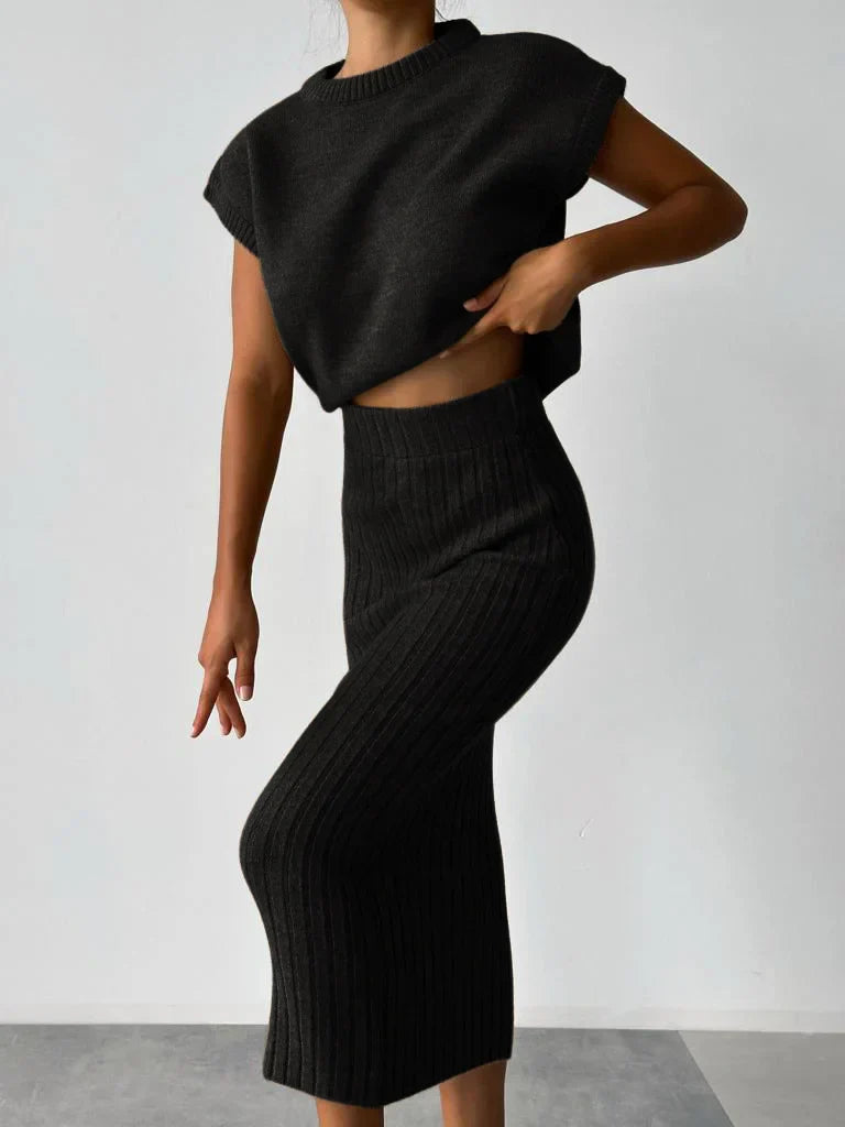 Abigalia - Moderne Gebreide Set voor Vrouwen