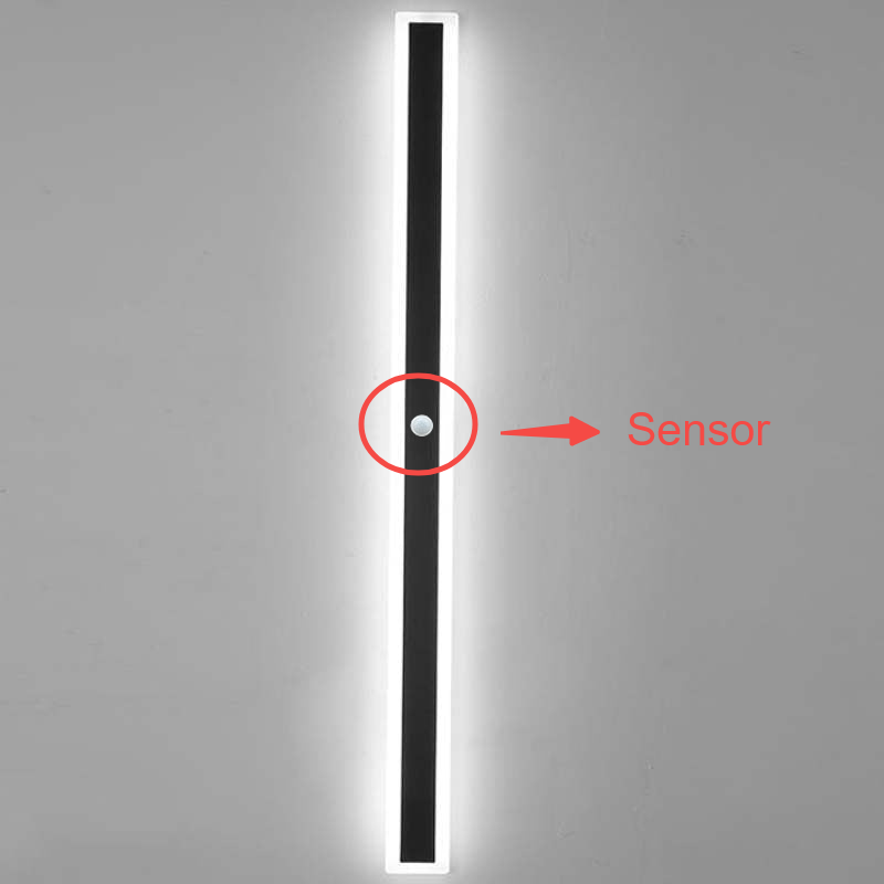Ameran – Modern LED Outdoor Wall Light Black Metal For Garden Balcony
