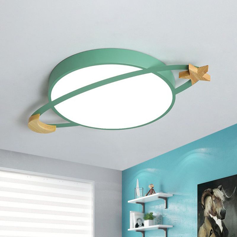 VirelIiade – Modern LED Ceiling Light in White/Green/Grey