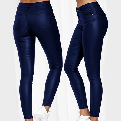 Stretch | Rekbare Leren Broek