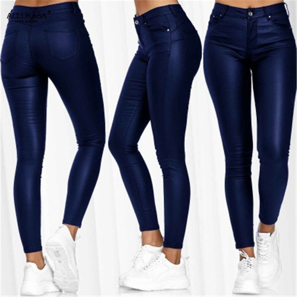 Stretch | Rekbare Leren Broek