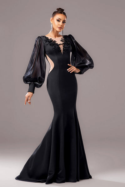 Celestine - Elegante Jurk met Sheer Mouwen