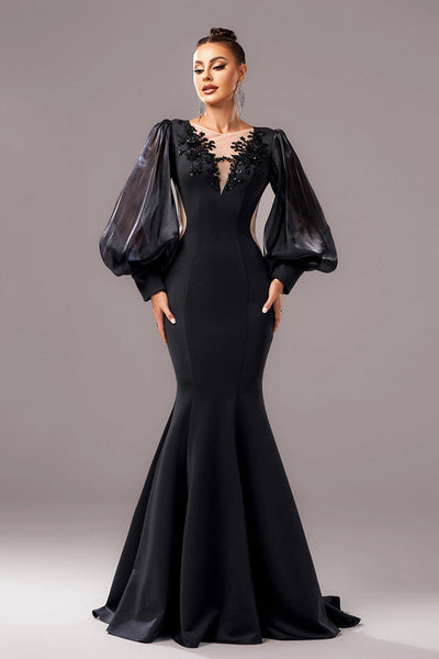 Celestine - Elegante Jurk met Sheer Mouwen