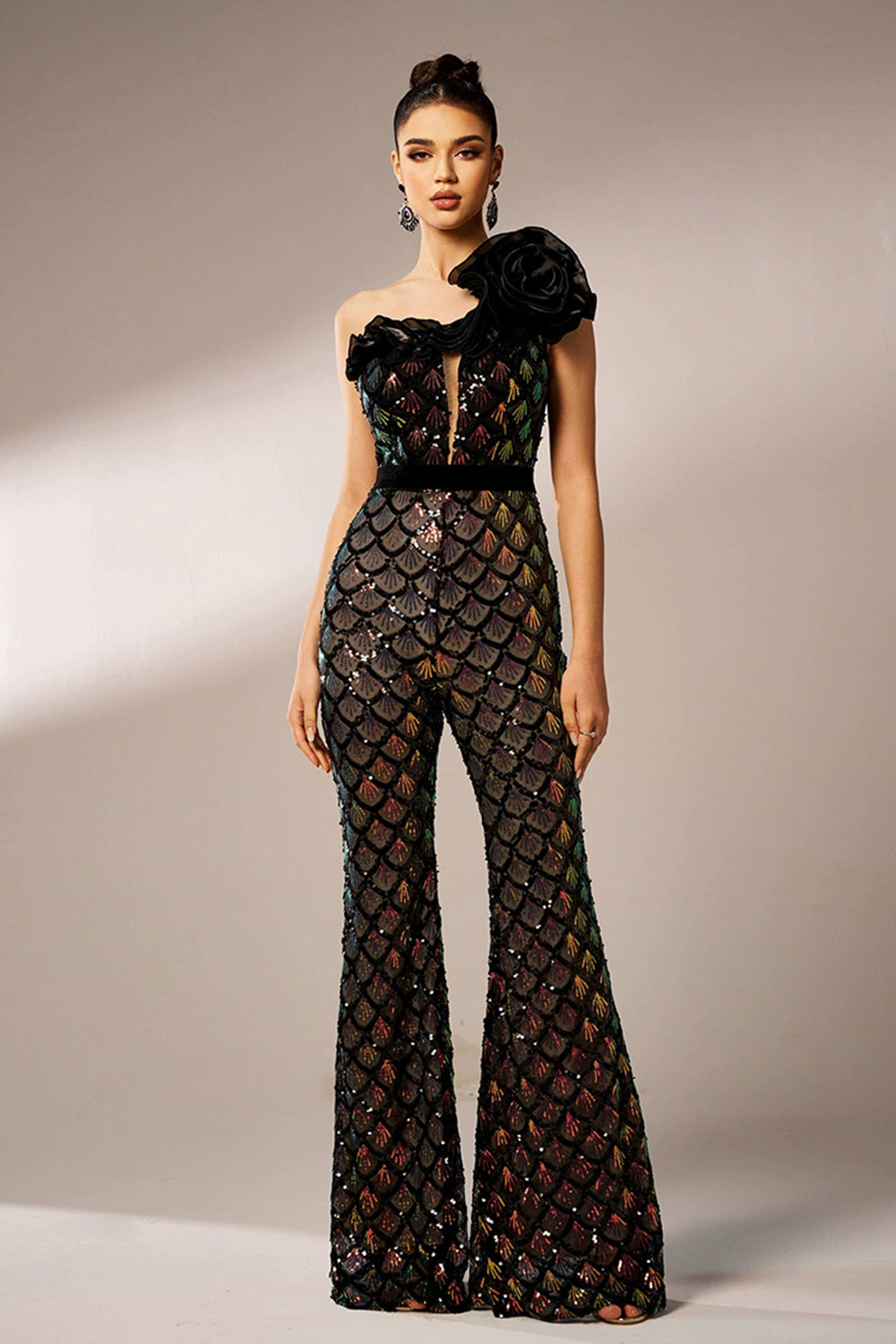 Isabeau - Multicolor Sequin Jumpsuit