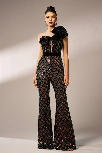 Isabeau - Multicolor Sequin Jumpsuit