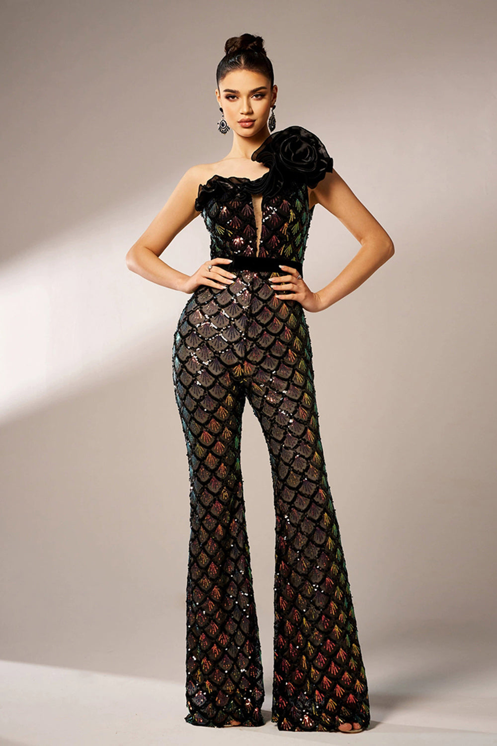 Isabeau - Multicolor Sequin Jumpsuit