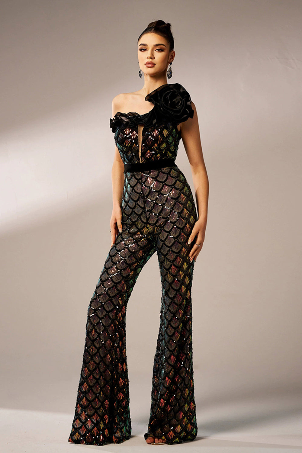 Isabeau - Multicolor Sequin Jumpsuit