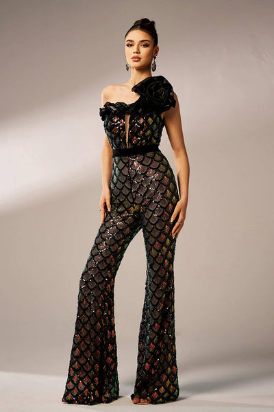 Isabeau - Multicolor Sequin Jumpsuit
