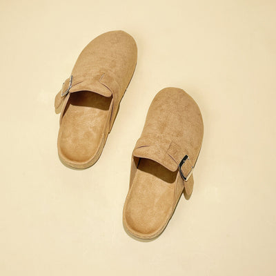 Sarah | Trendy platte muiltjes met gespsluiting