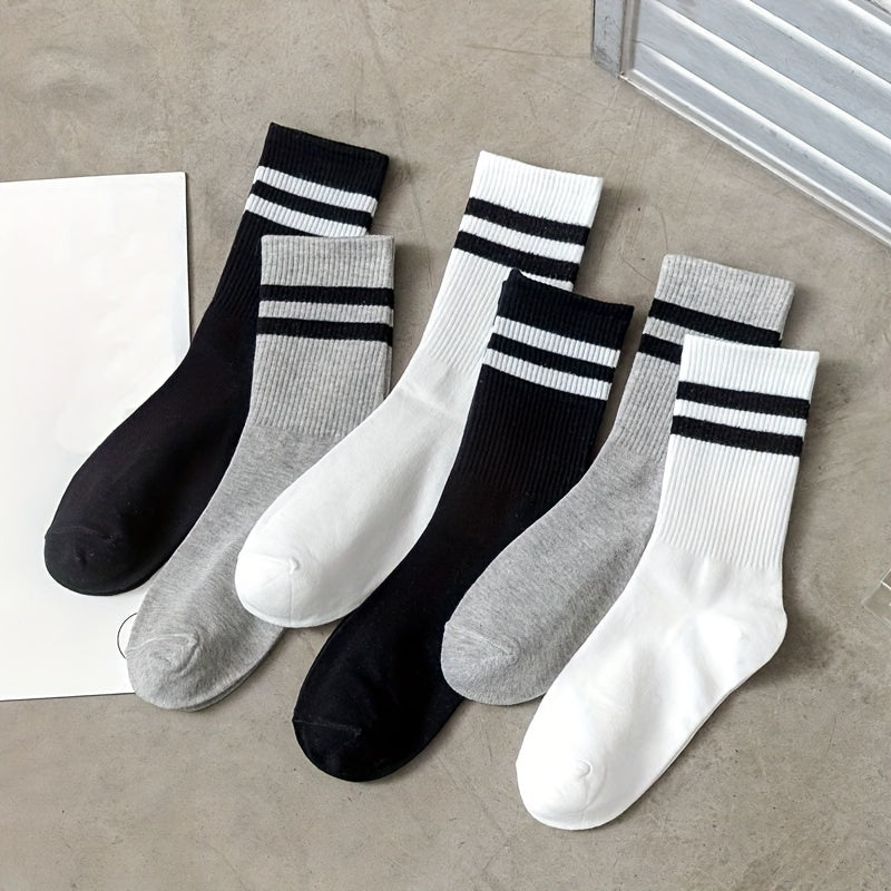 Niels | 3 paar unisex zweetabsorberende sportieve crew-sokken