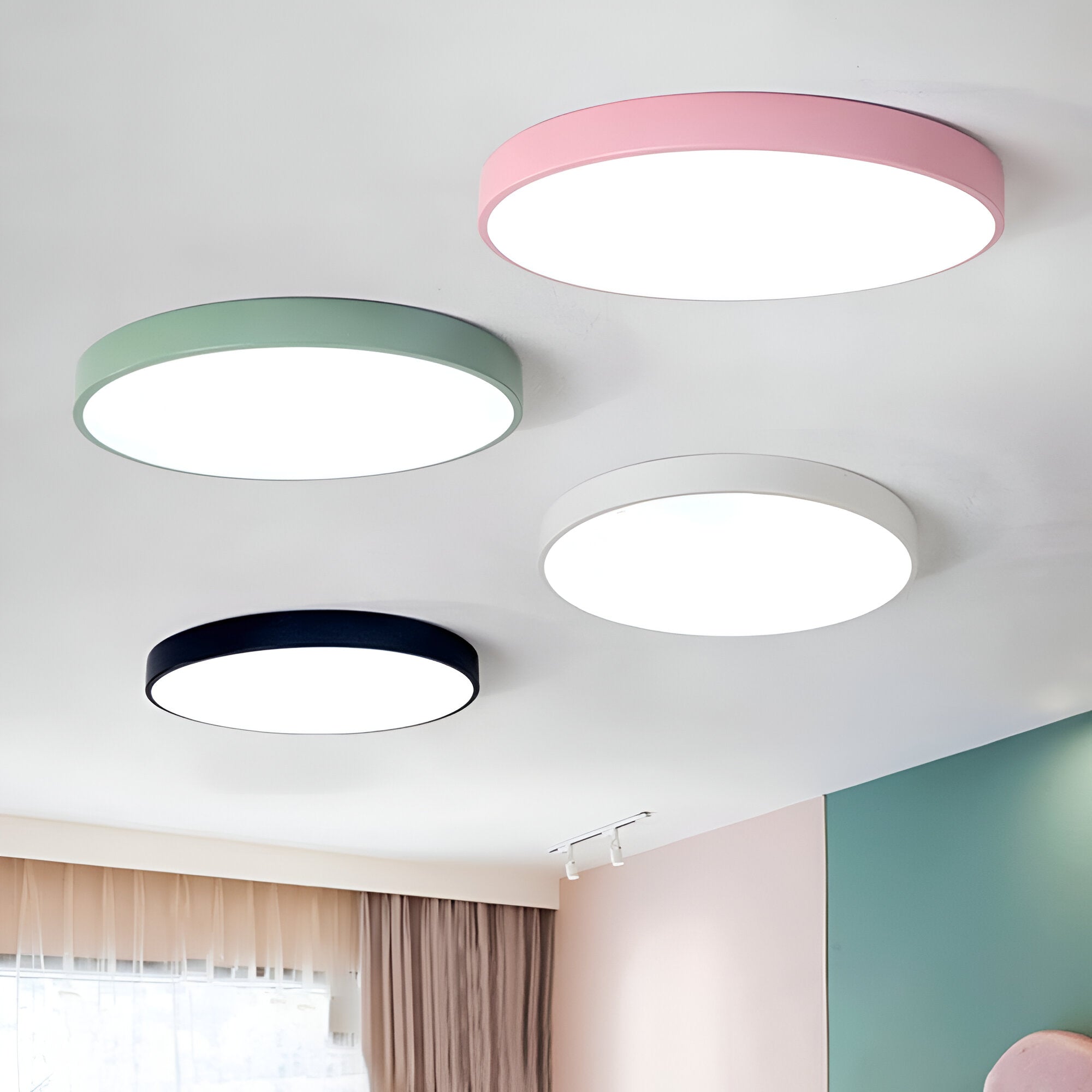 Denrad – Modern LED Ceiling Light with Acrylic Shade