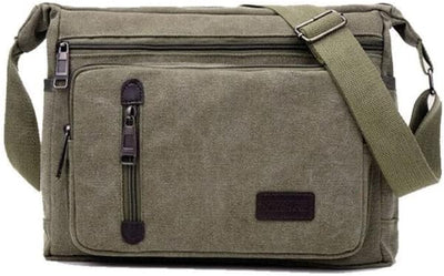 ClassicLine - Tijdloze Canvas Messenger Schoudertas