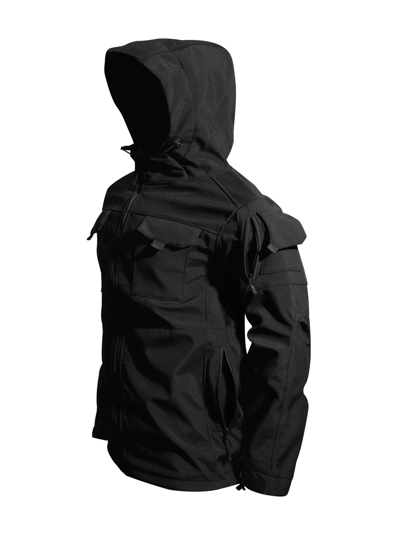 Jasper | Shark skin softshell suit with hooded jacket and pants