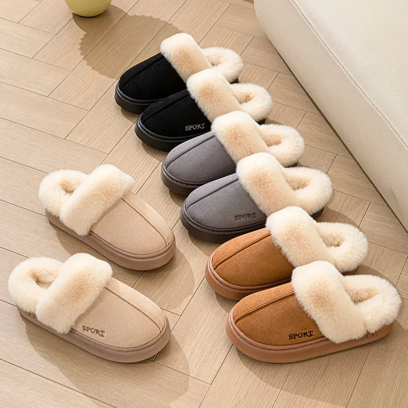 Eva Confort - Suede indoor slippers for women