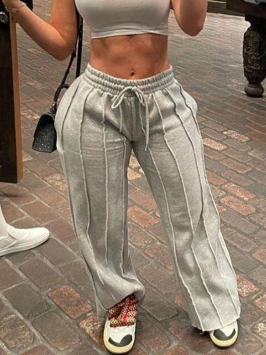 Margarieta - Casual Broek Met Wijde Pijpen Voor Vrouwen
