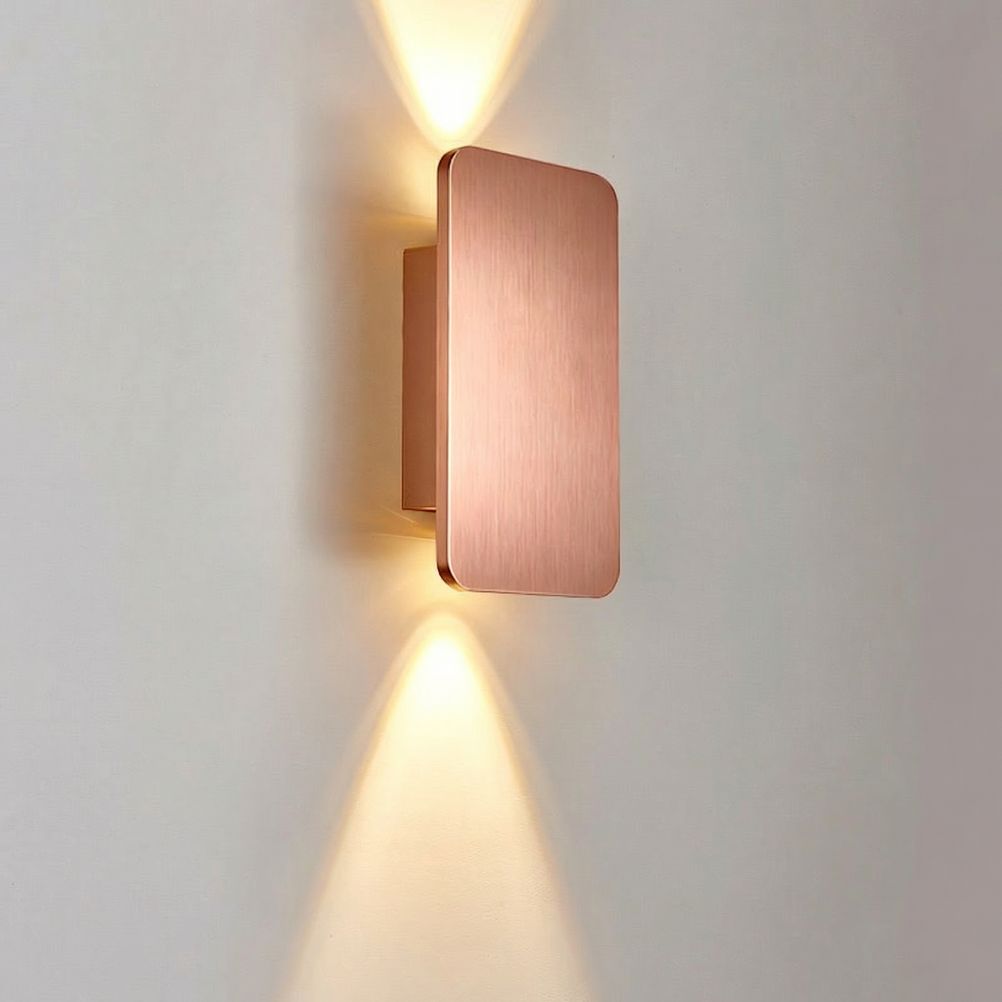 Cireonn - Brushed Aluminium Up Down Wall Lamp
