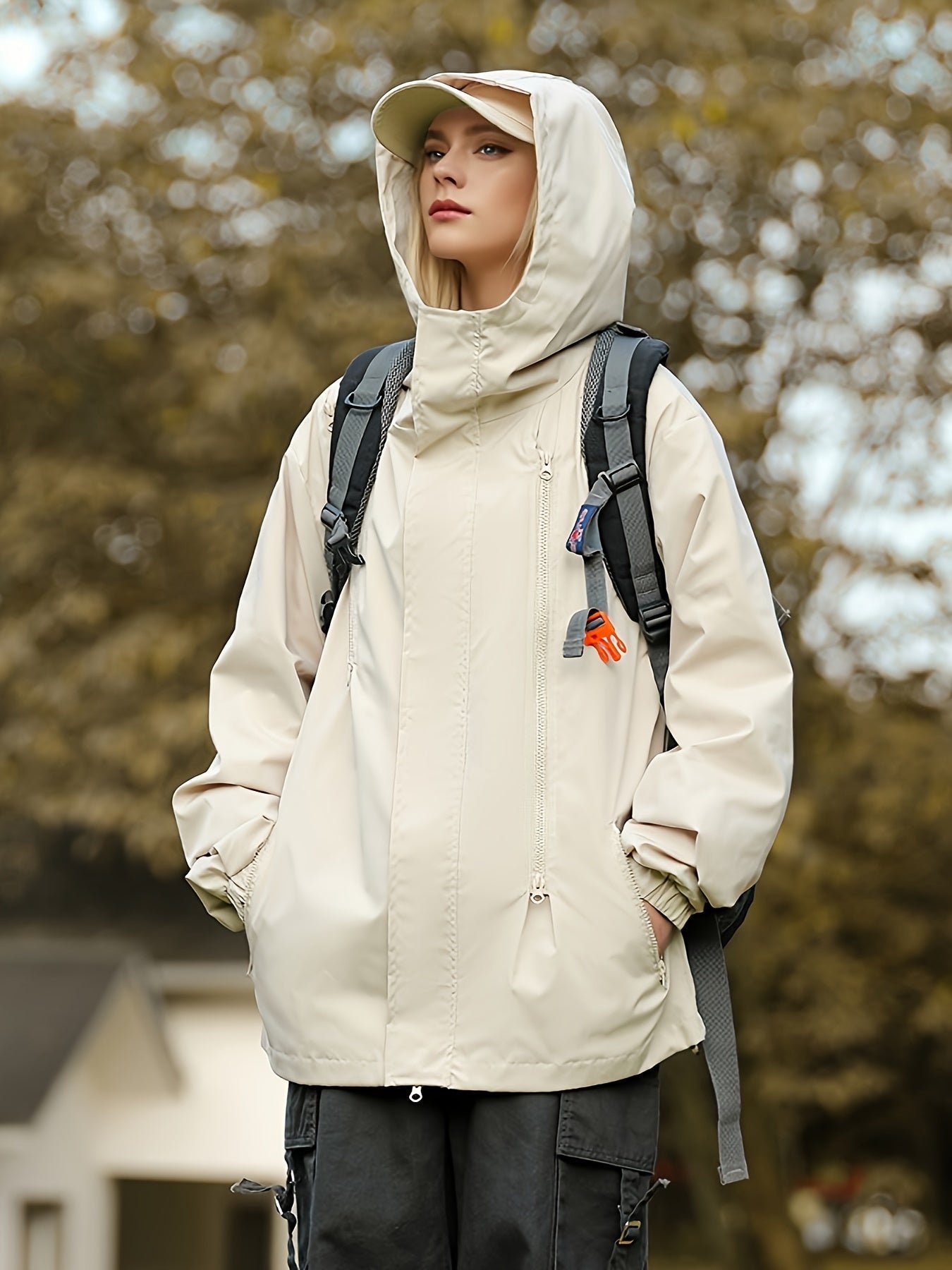 Sophie | Buitensportjas voor dames met capuchon