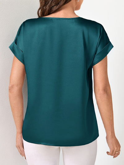 Femke | Elegant loose versatile T-shirt with short sleeves