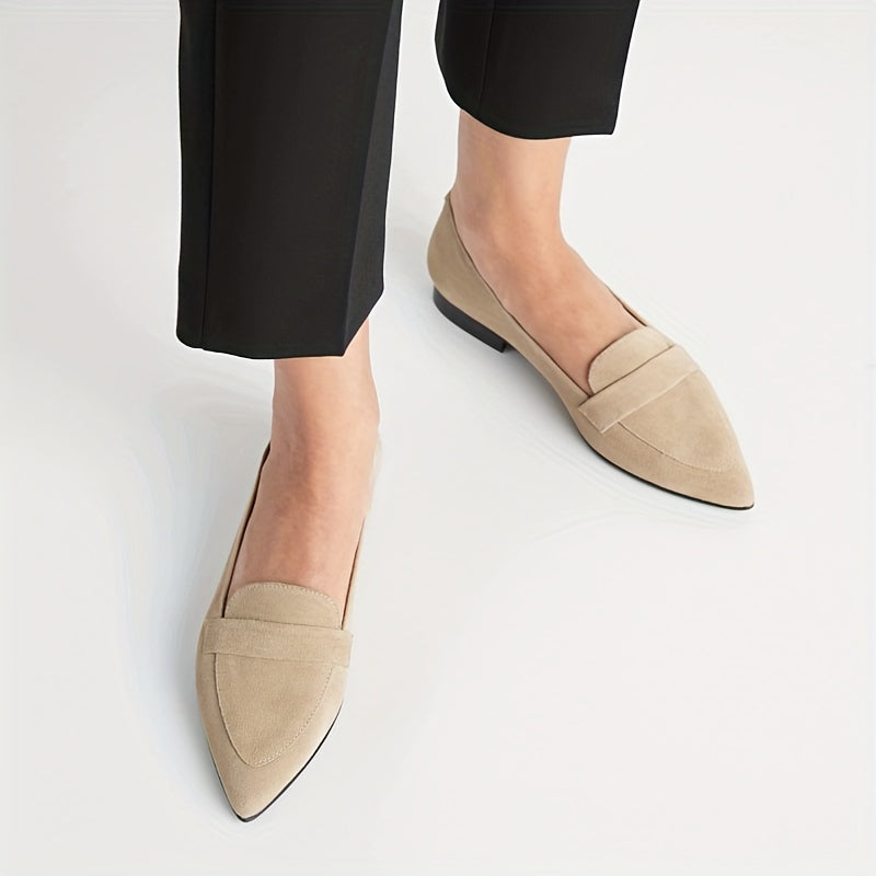Joyce | Stylish nude color women's mules