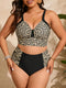 Sophie | Plus size geometrische print bikini set