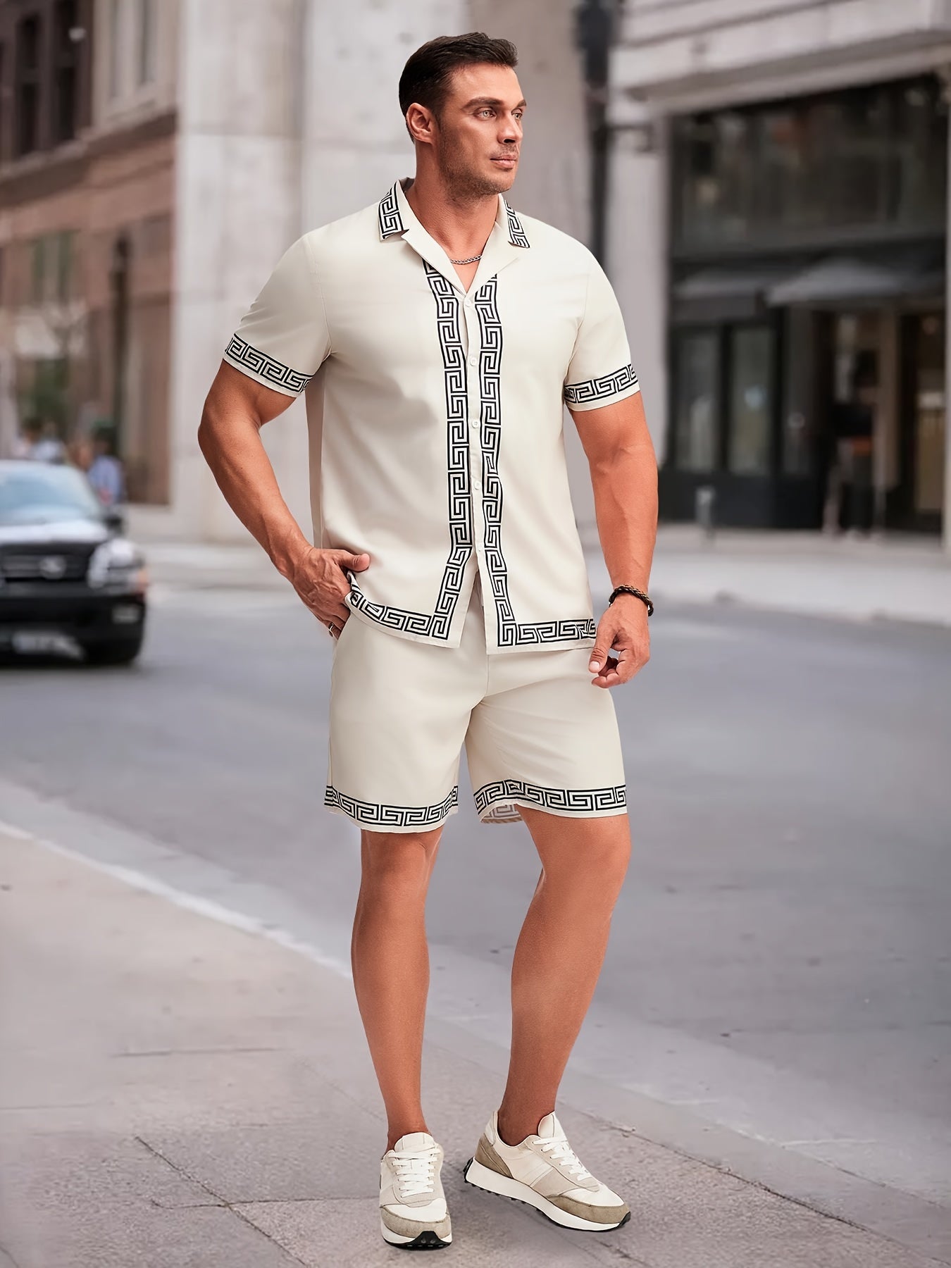 Noah | Trendy casual zomer outfit met print