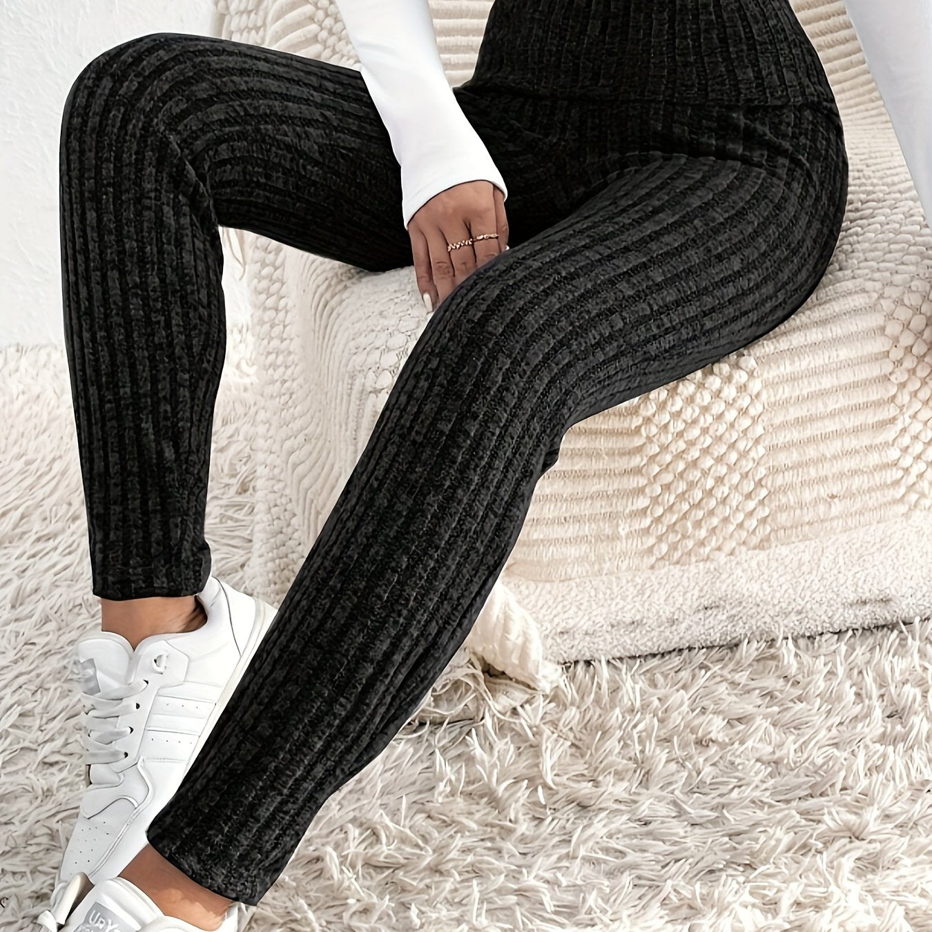 Elin | High-waisted, sturdy skinny leggings