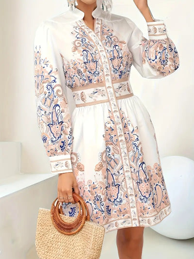 Katty - Maxi-jurk met bloemenprint voor op vakantie