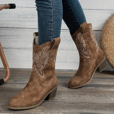 Lora - Stylish Cowboy Boots