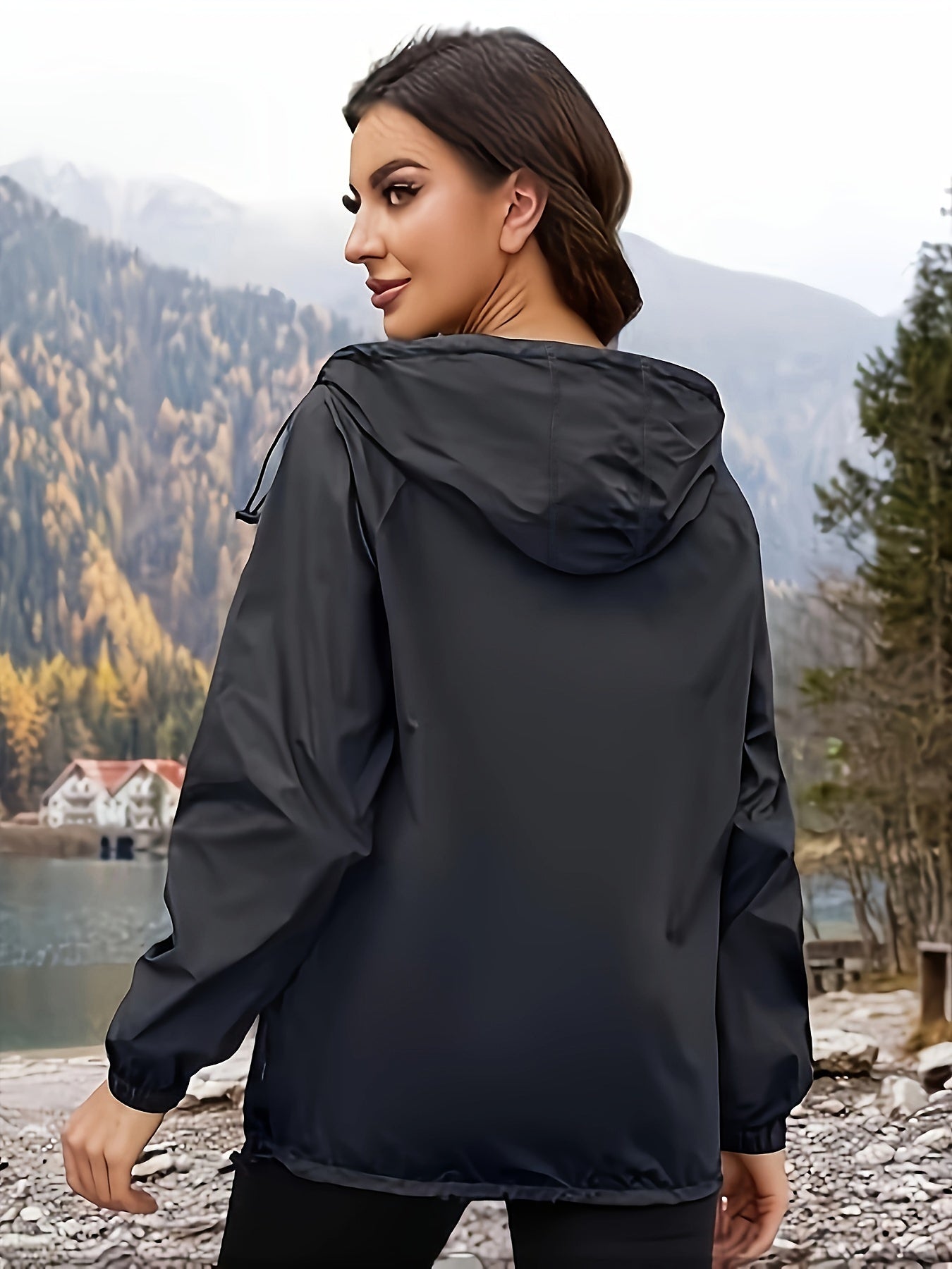 Noa | Plus size sportjack met capuchon