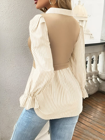 Caprice - Stijlvolle Blouse met Blokstrepen