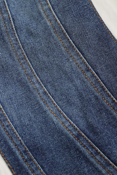 Harper - Modern Patchwork Detail Women's Corset Long Sleeve Shirt