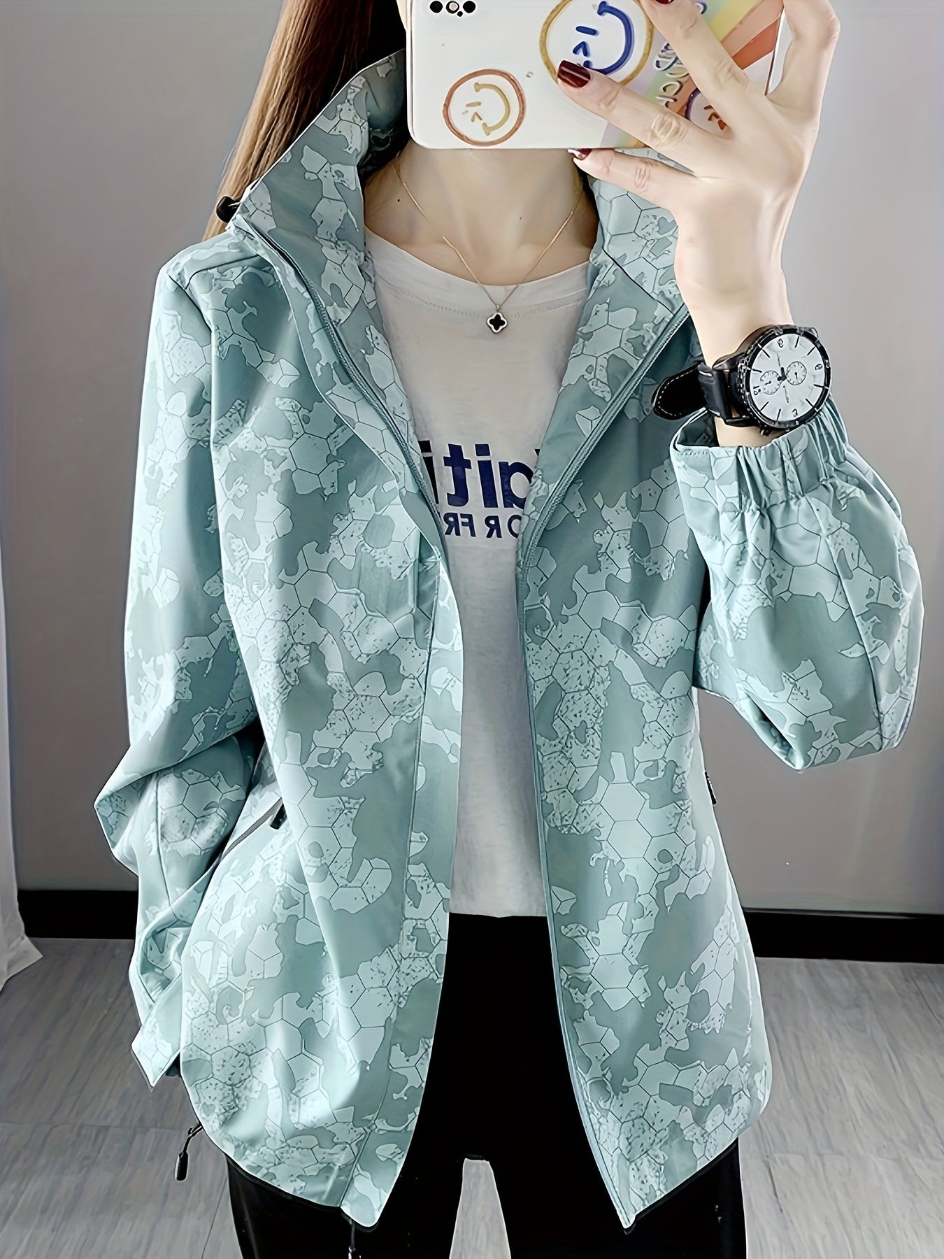 Elin | Lightweight camouflage jacket for women