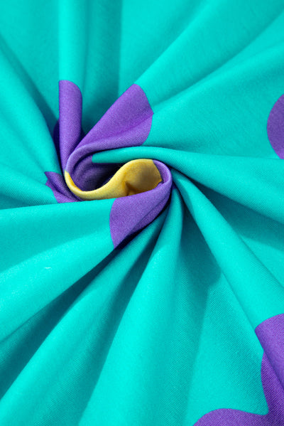 Elora - Sky Blue Flower Top