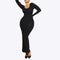 Sabina - Ultra Flattering  Shapewear Jurk met Lange Mouwen