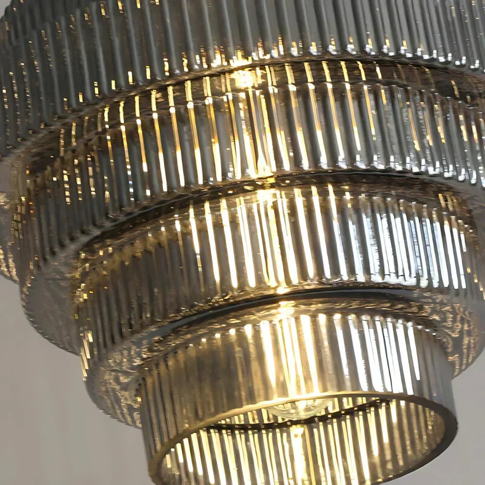Vindan - Vintage Tiered Glass Hanging Lamp