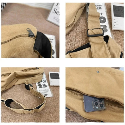 CrossStream - Trendy Schouder Messenger Slingtas