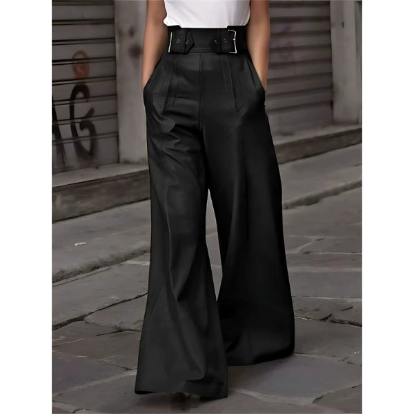 Livia | Stylish High-Waisted Wide Leg Pants for Women