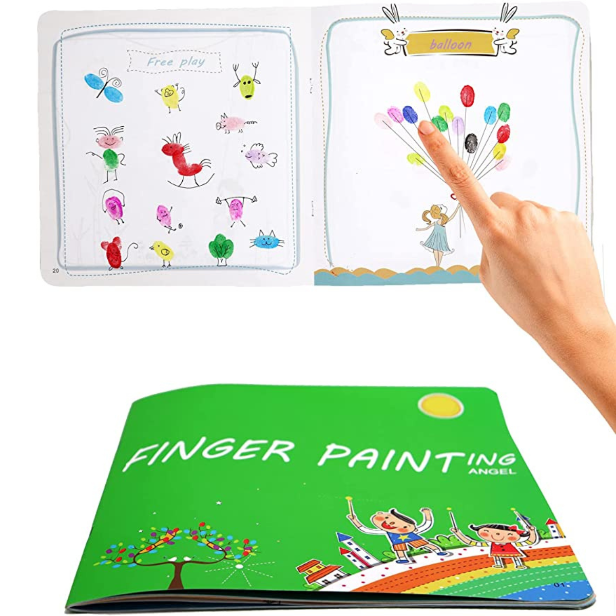 Colour Power – Children's Finger Paint Set – Creativity &amp; Fun
