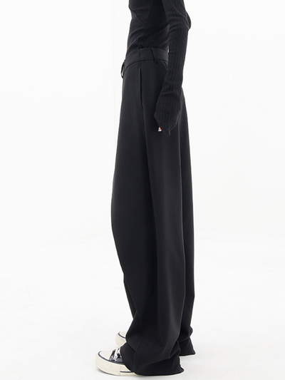 Flattering Asymmetrical Waist Women's Trousers