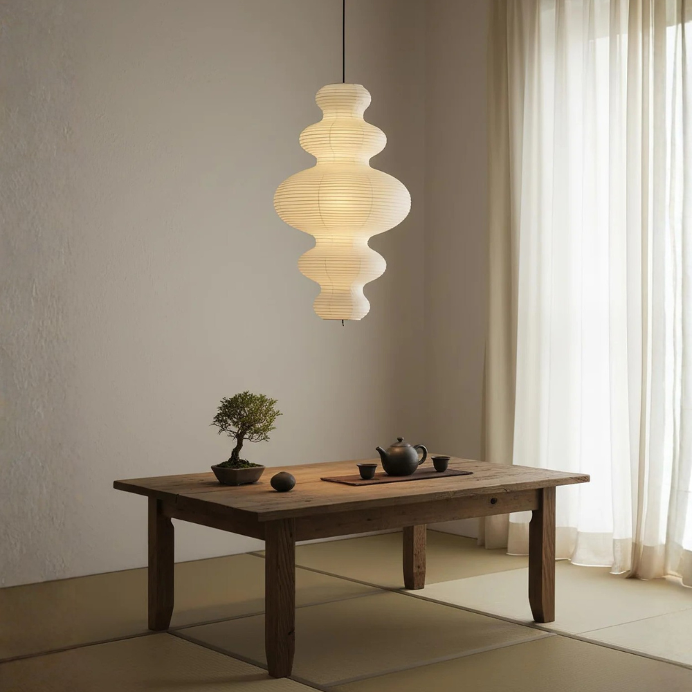 Akaria - Handcrafted Rice Paper Pendant Lamp for Kitchen Lighting