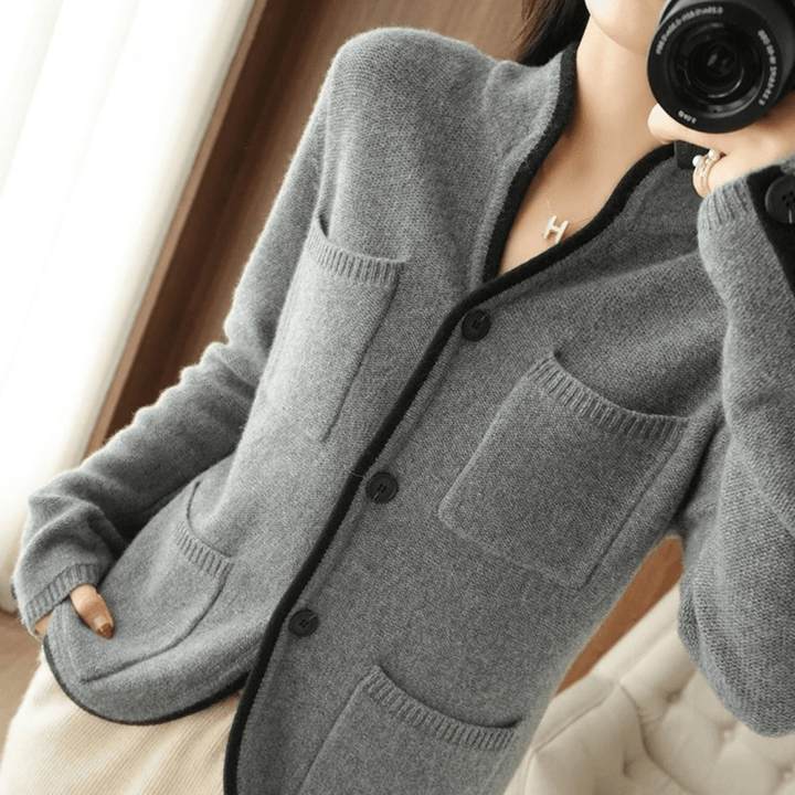 Sailene - Elegante Bonten Cardigan voor Vrouwen