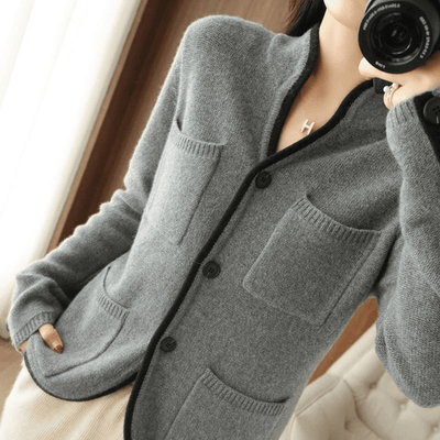Sailene - Elegante Bonten Cardigan voor Vrouwen