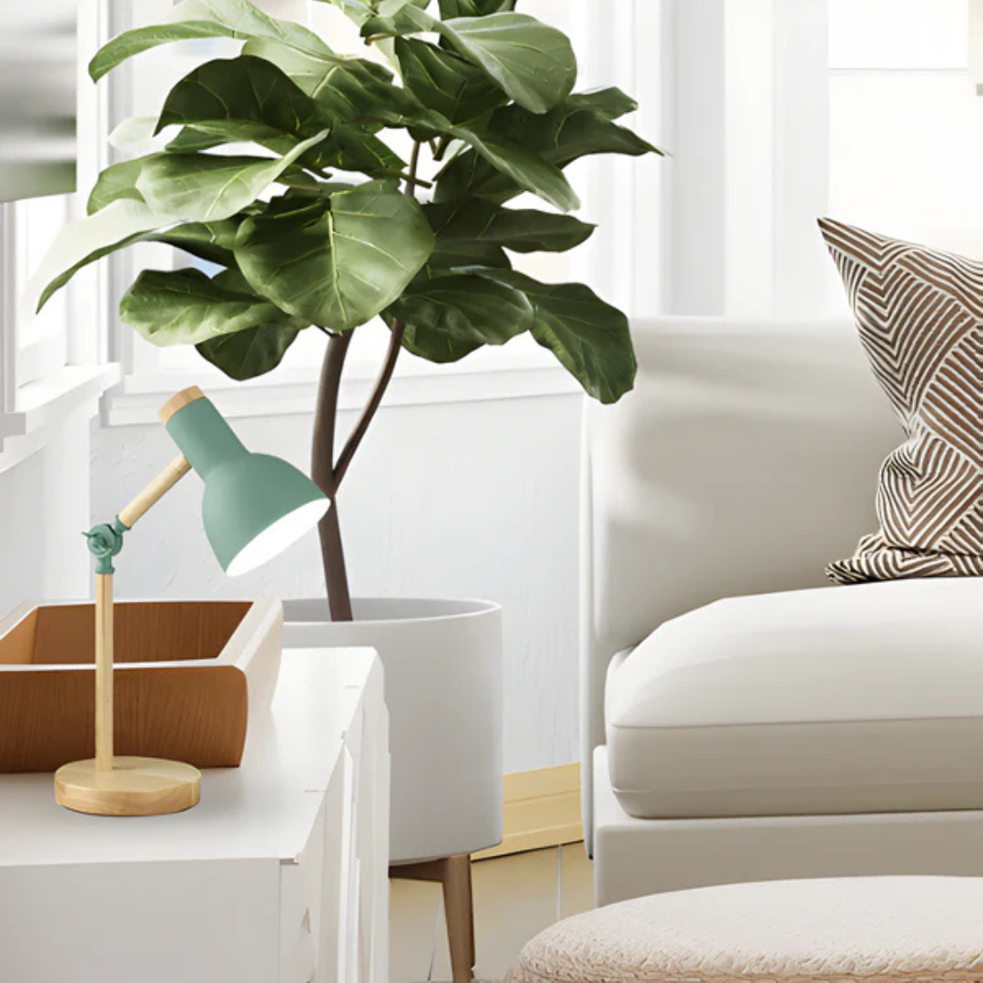 Velorienn – Adjustable LED Table Lamp Wood And Metal