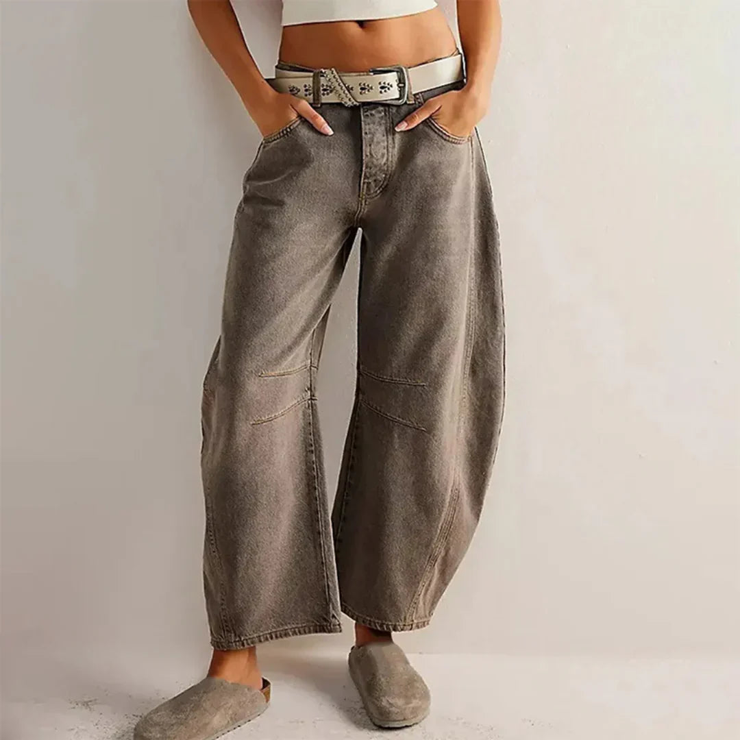 Sovyn - Stijlvolle Wijde Jeans voor Vrouwen