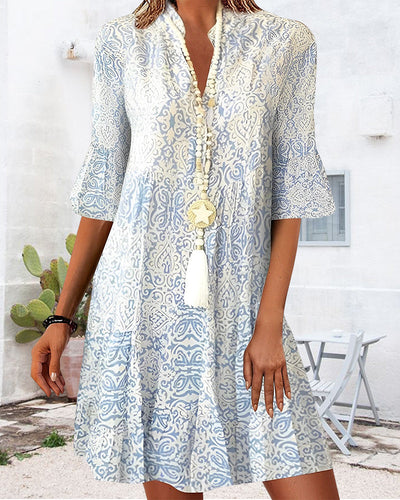 Elegante Mini Jurk met Print