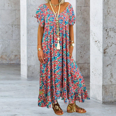 Alma - bohemian maxi jurk